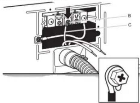 WHIRLPOOL YWED5010LW - Connect neutral wire - 1