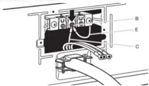 WHIRLPOOL YWED5010LW - Connecter le conducteur neutre et le conducteur neutre - 1