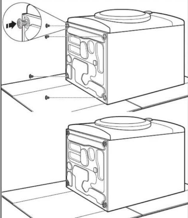 WHIRLPOOL W10869845 - Instale las patas en la secadora. - 1