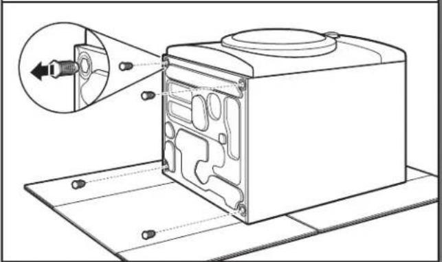 WHIRLPOOL W10869845 - Remove existing feet, if present - 1