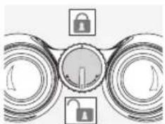 SWAROVSKI OPTIK Swarovision EL - VERGRENDELEN EN ONTGRENDELEN VAN DE DIOPTRIEVERGRENDELING - 1