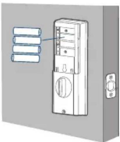 eufy Security Smart Lock R20 - Paso 6: Instalación de la bateria - 1
