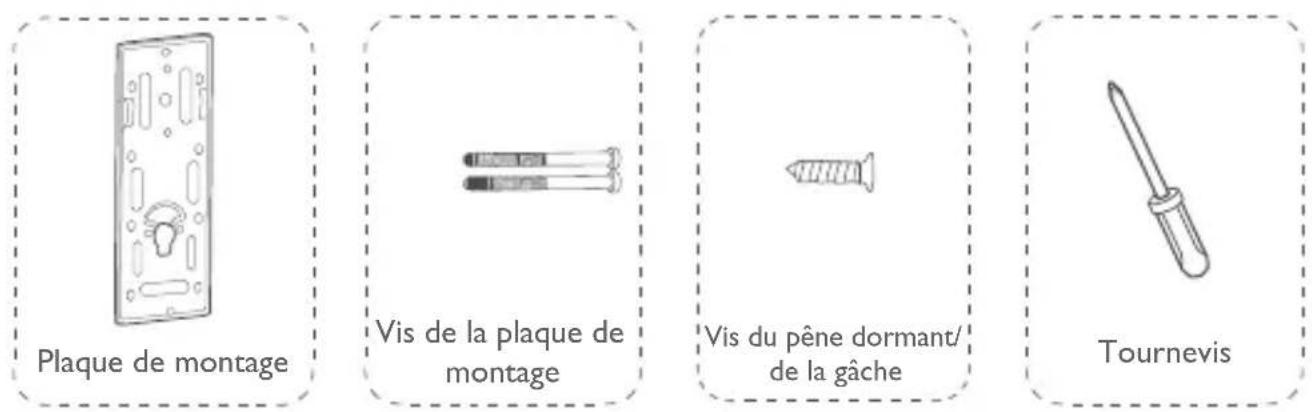 eufy Security Smart Lock R20 - Étape 4 : installer la plaque de montage - 1