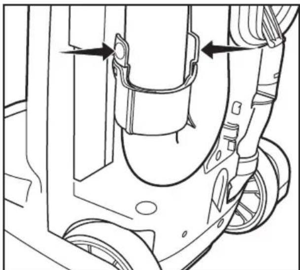 Riccar Premium Pet R25P.2 - Déconnexion du tuyau - 4
