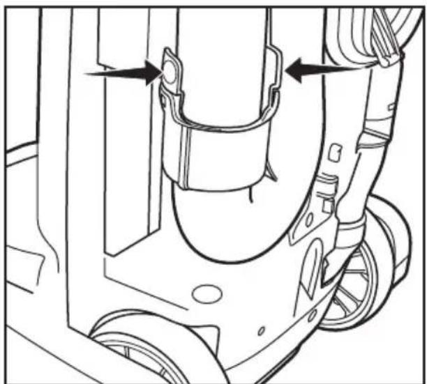 Riccar Premium Pet R25P.2 - Disconnecting the Hose - 4