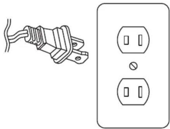 Riccar Premium Pet R25P.2 - Cable de Alimentacion de Dos Polos - 1