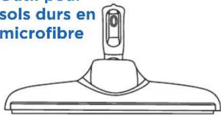 Riccar Prima R50SS - Outil pour sols durs en microfibre - 1