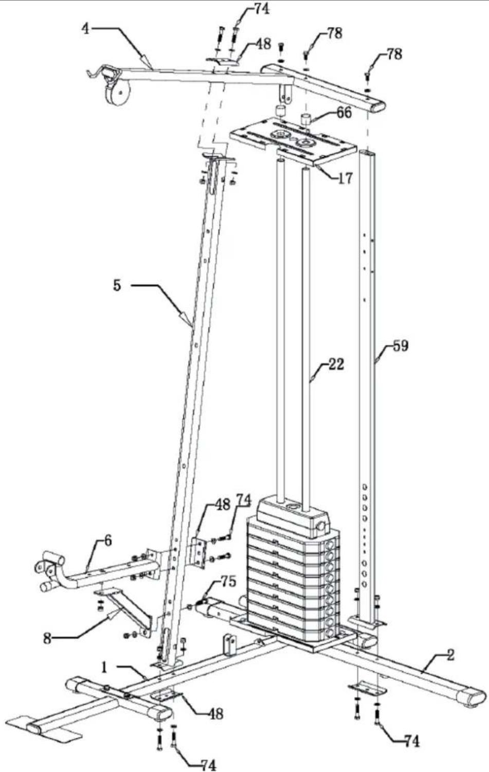 Klarfit Ultimate Gym 3000 - ASSEMBLY - 3