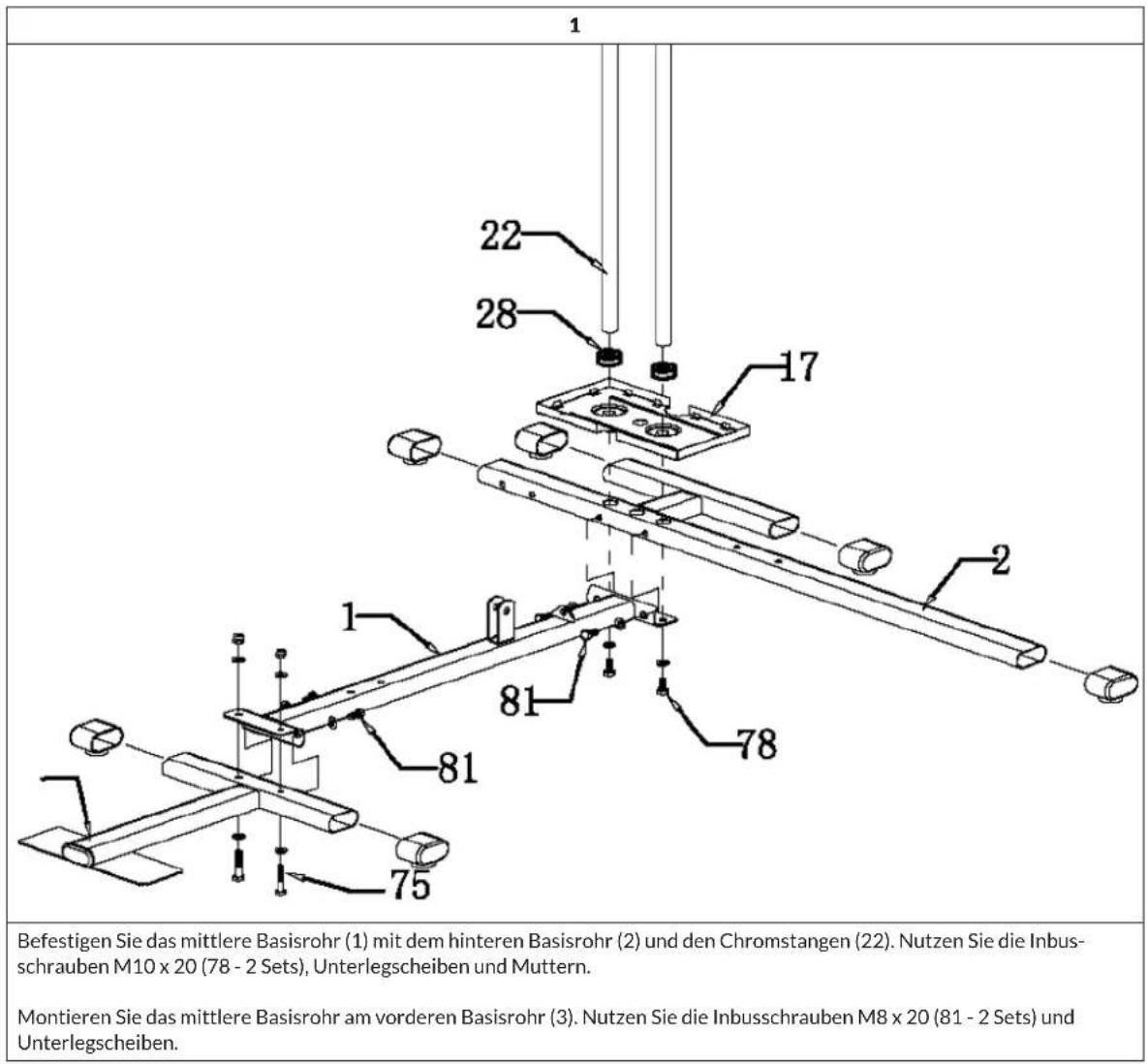 Klarfit Ultimate Gym 3000 - LISTEDEREINZELTEILE - 1