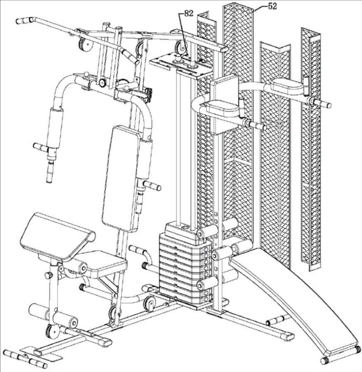 Klarfit Ultimate Gym 3000 - LISTEDEREINZELTEILE - 12