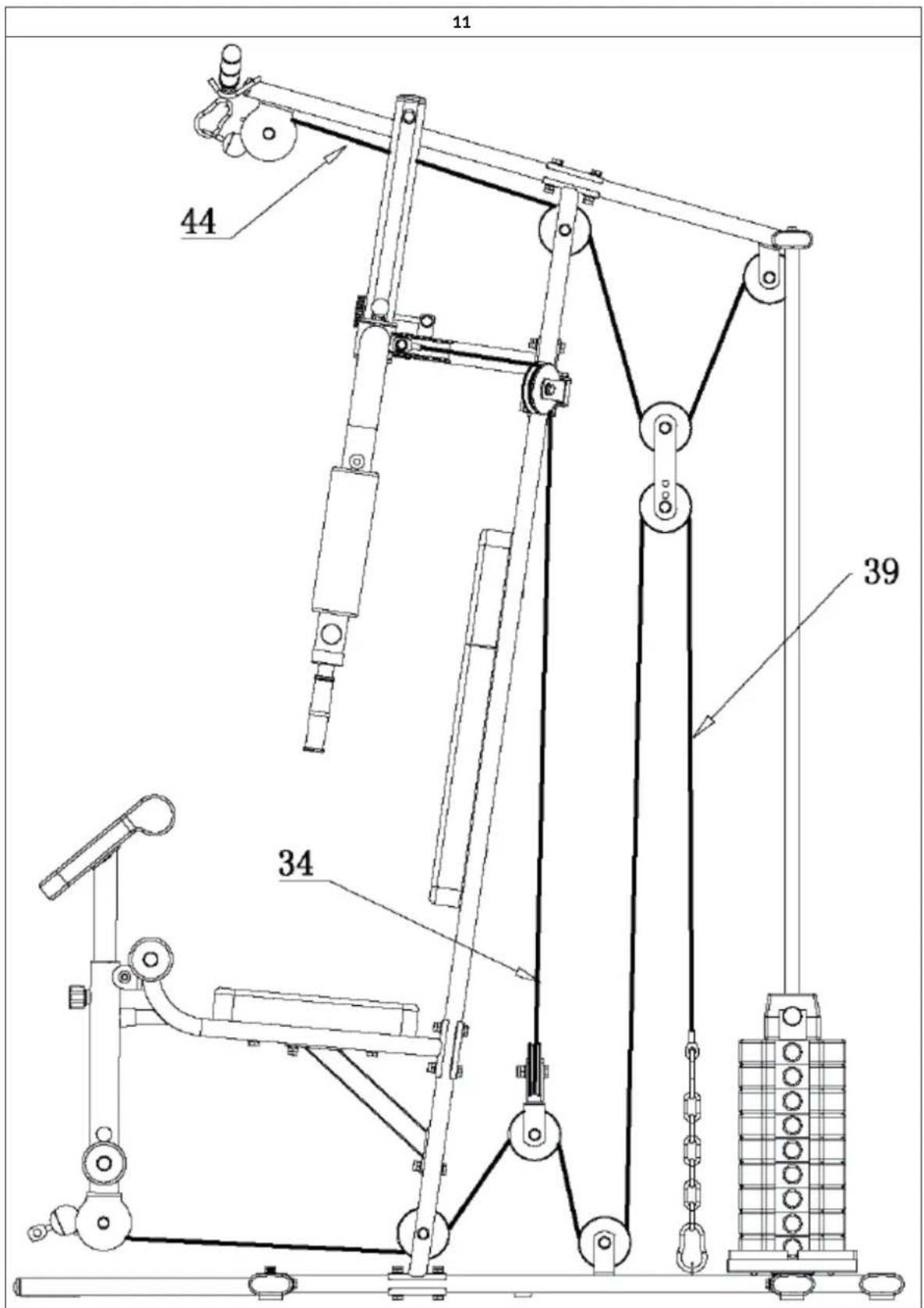 Klarfit Ultimate Gym 3000 - Montage - 6