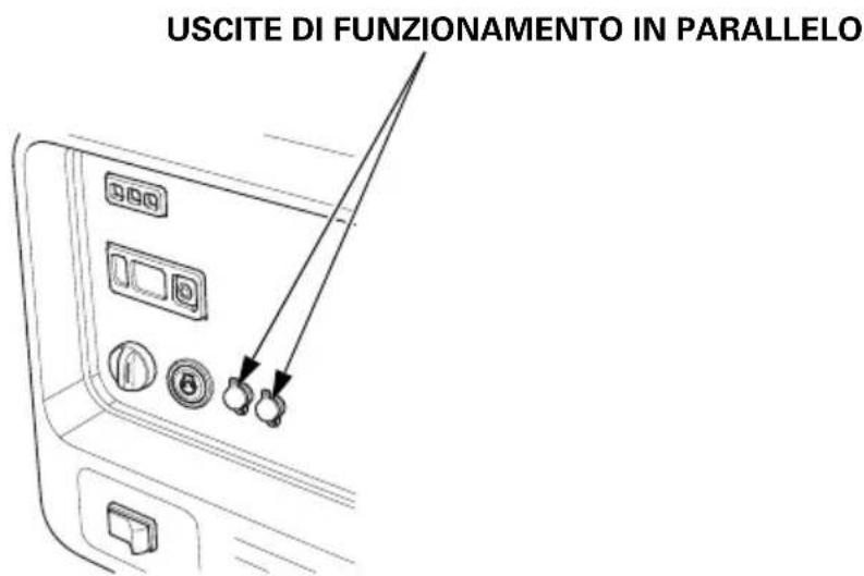 Honda EU70is - Uscite per il funzionamento in parallelo - 1