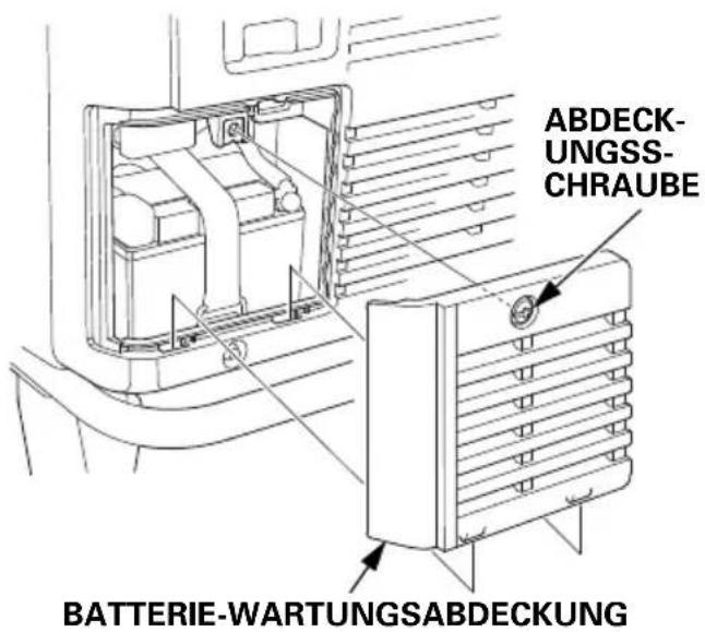 ABDECK- UNGSS- CHRAUBE BATTERIE-WARTUNGSABDECKUNG
