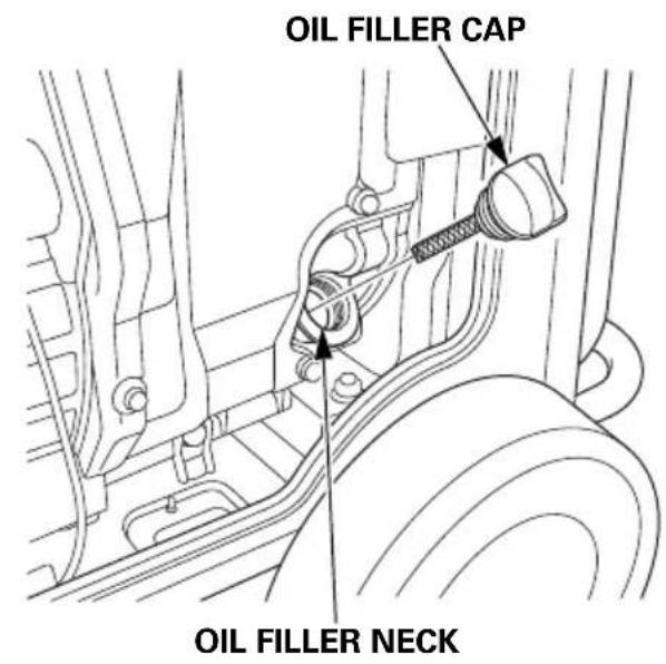 OIL FILLER CAP OIL FILLER NECK