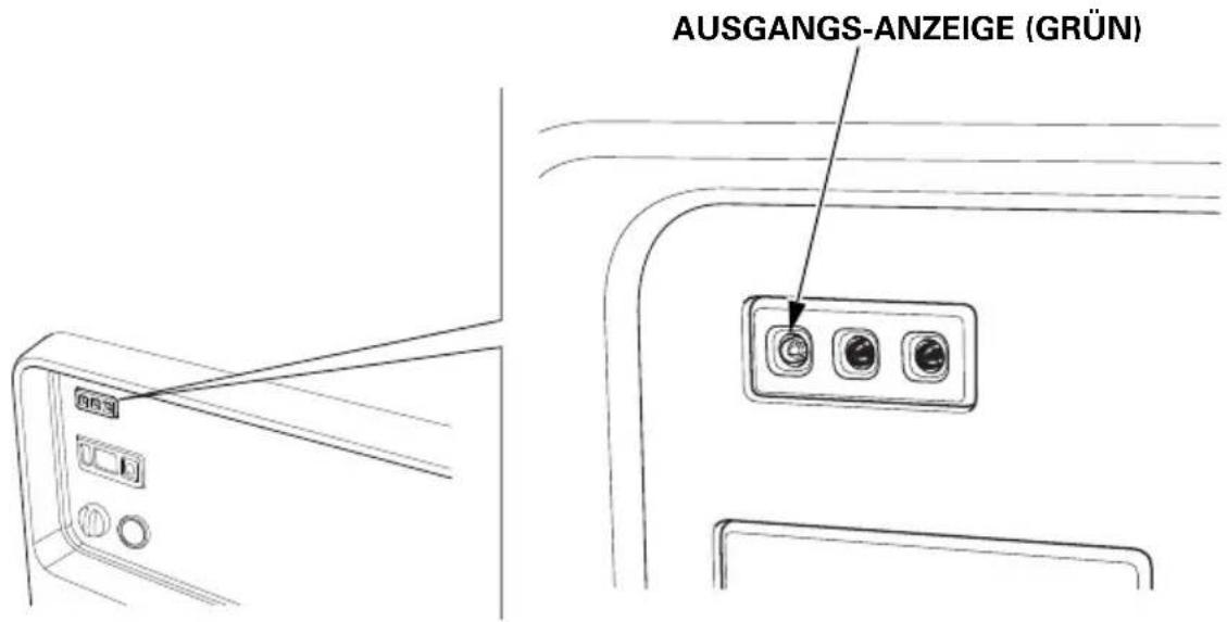 AUSGANGS-ANZEIGE (GRÜN)