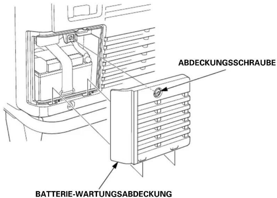 ABDECKUNGSSCHRAUBE BATTERIE-WARTUNGSABDECKUNG