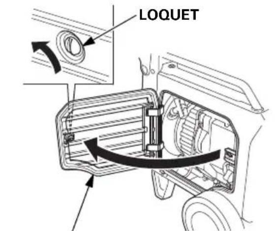 Honda EU70is - Couvercles de visite - 1