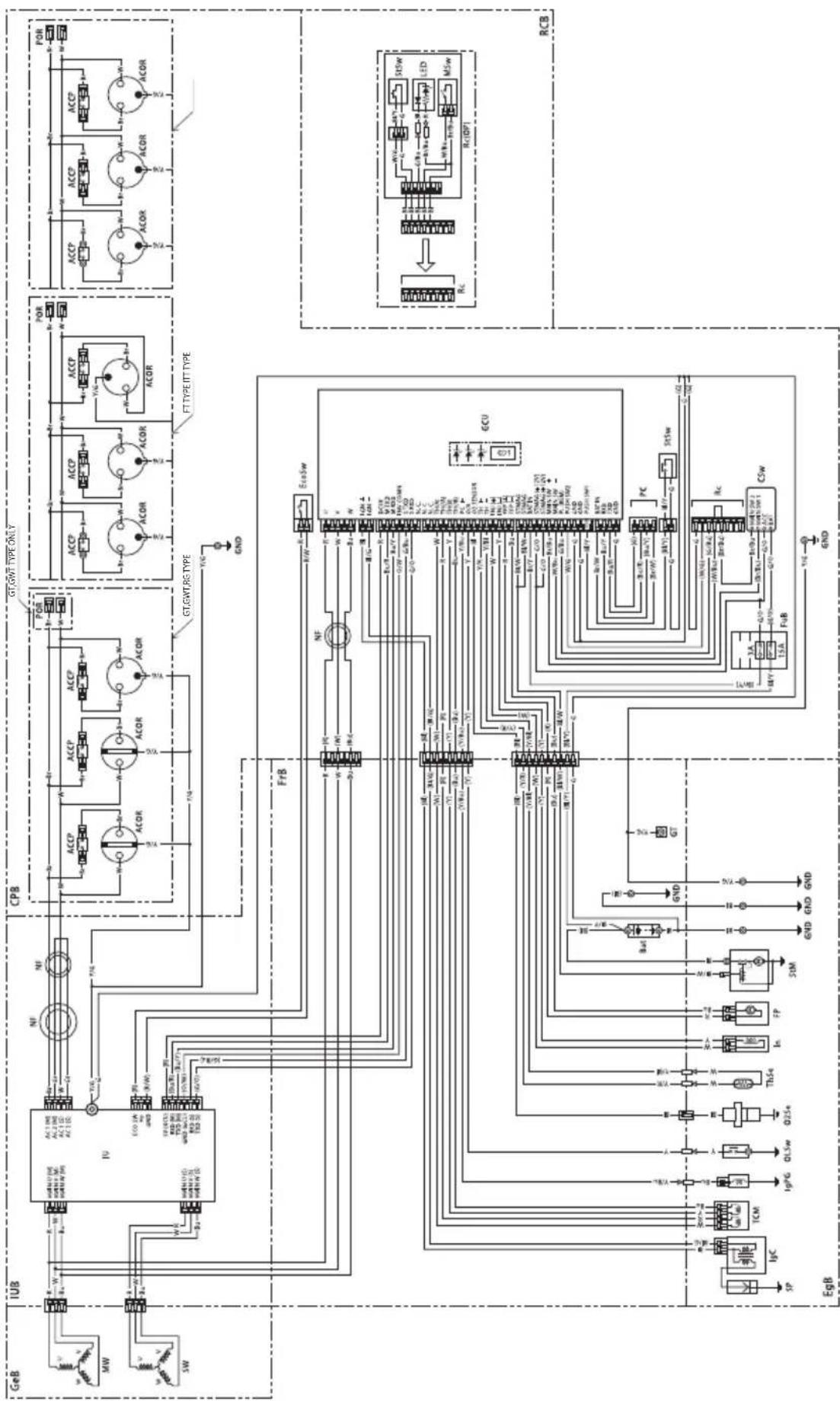 Honda EU70is - DIAGRAMMA DEI COLLEGAMENTI - 1