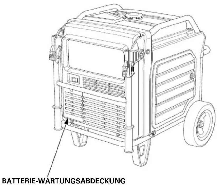 BATTERIE-WARTUNGSABDECKUNG