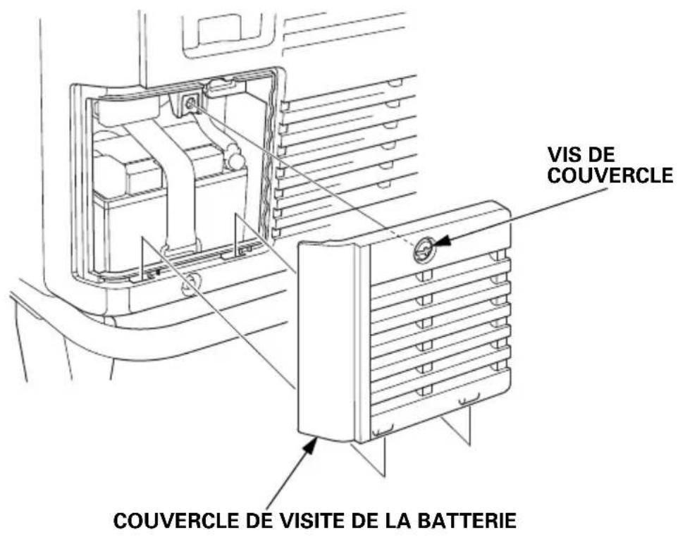 Honda EU70is - Dépose de la batterie - 2