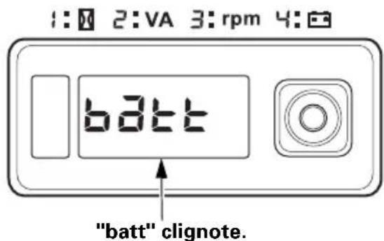 Honda EU70is - Message de batterie déchargée de l'i-Monitor - 1