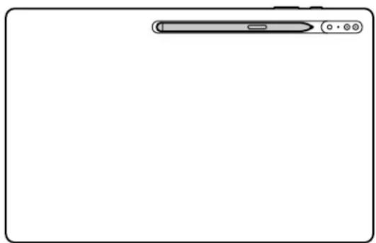 SAMSUNG Galaxy Tab S8 Ultra - Charger le stylet S Pen (SM-X700, SM-X800, SM-X900) - 1