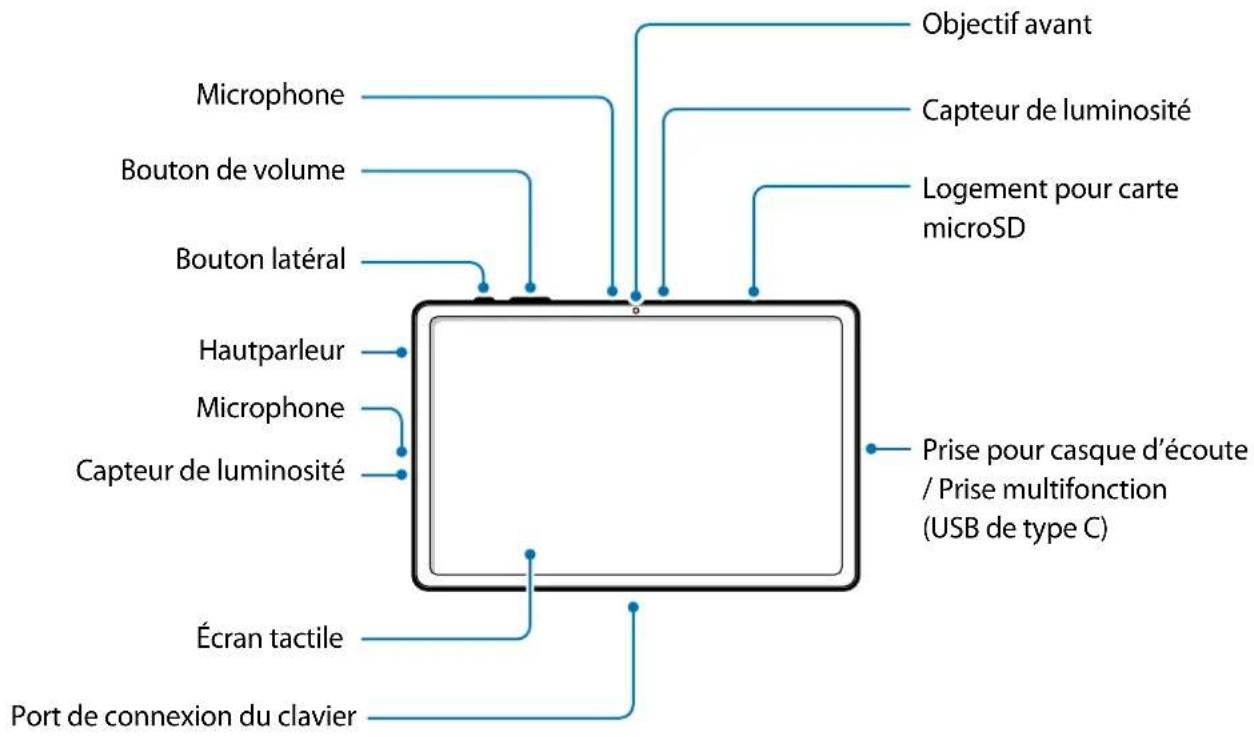 SAMSUNG Galaxy Tab S8 Ultra - Présentation de l'appareil et de ses fonctions - 7