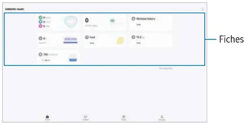 SAMSUNG Galaxy Tab S8 Ultra - Utiliser Samsung Health - 1