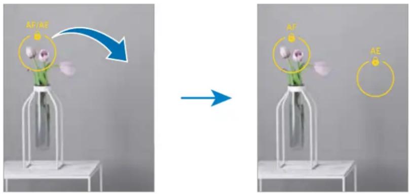 SAMSUNG Galaxy Tab S8 Ultra - Séparer la zone de mise au point et la zone d'exposition - 1