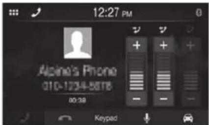 ALPINE iLXW690DU - Answering a Call - 2