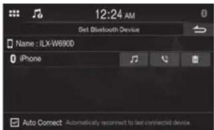 ALPINE iLXW690DU - How to connect to a Bluetooth compatible device (Pairing) - 3