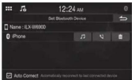 ALPINE iLXW690DU - Connessione di un disposativo compatibile con Bluetooth (accoppiamento) - 3