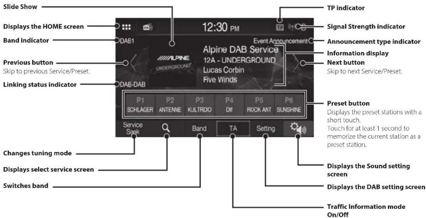 ALPINE iLXW690DU - DAB/DAB+Operation - 1