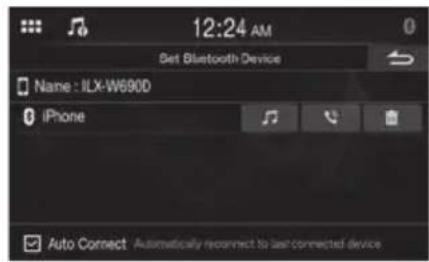 ALPINE iLXW690DU - Herstellen der Verbindung zu einem Bluetooth-kompatiblen Gerät (Pairing) - 3