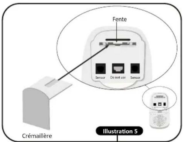 Luvion BabySense 7 - Installation du capteur: - 4