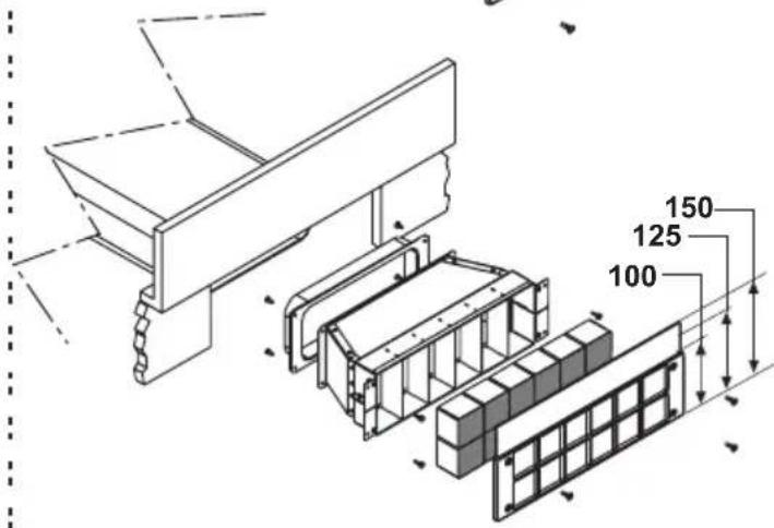 Airforce Centrale on board B4O 83 - GB:Types of installation and related kits: - 3