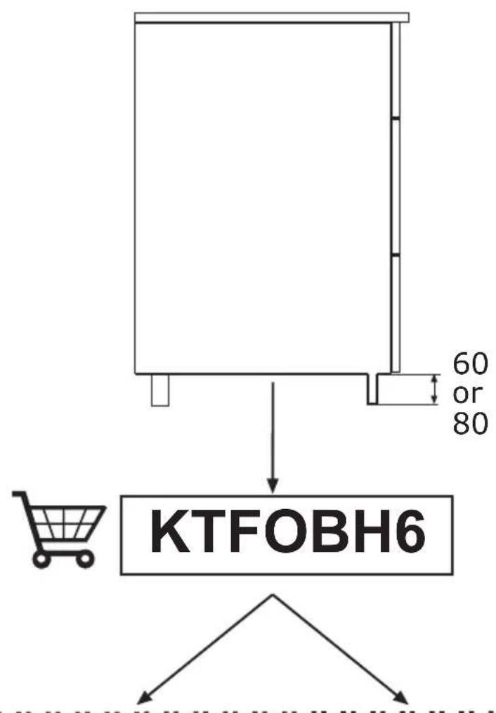 Airforce Centrale on board B4O 83 - GB:Types of installation and related kits: - 6