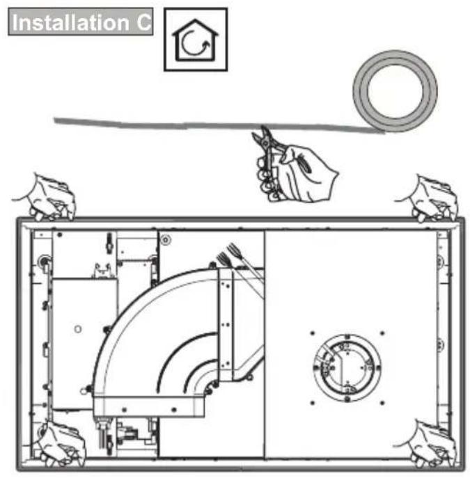 Airforce Centrale on board B4O 83 - GB:Types of installation and related kits: - 25