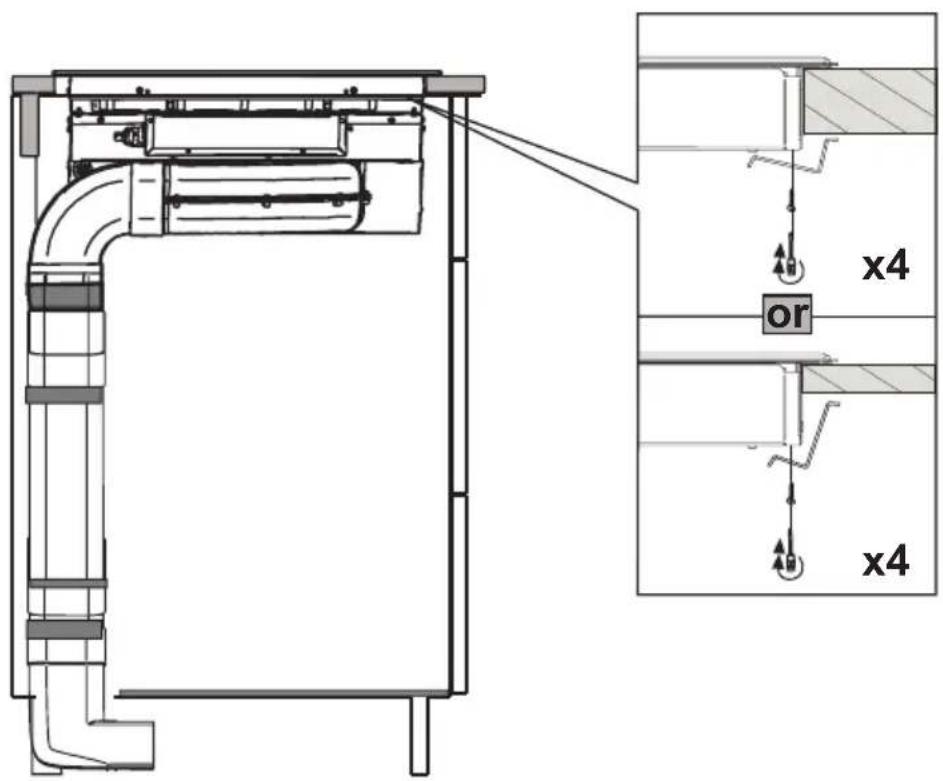 Airforce Centrale on board B4O 83 - GB:Types of installation and related kits: - 46