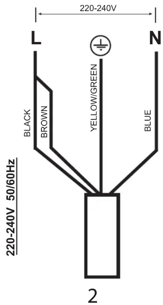 Airforce Slim G5 - Electrical connection diagram - 2