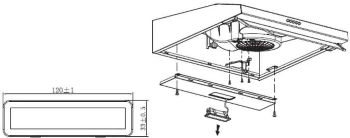 CANDY CFT623XALG - Changing the light - 1