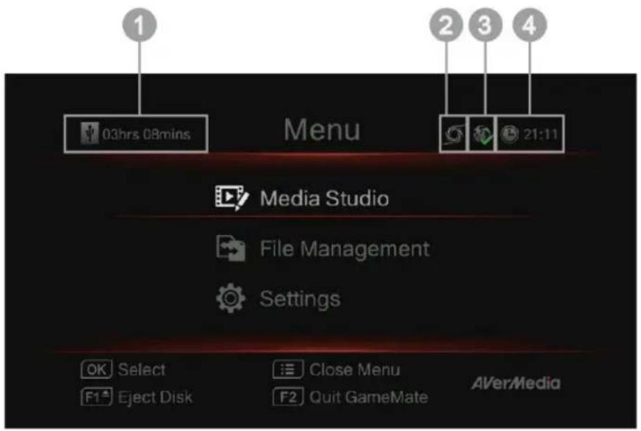 AVERMEDIA Live Streamer CAM 315PW315 - Menu OSD - 4