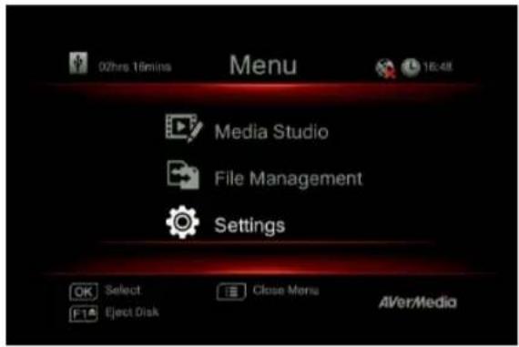 AVERMEDIA Live Streamer CAM 315PW315 - Settings - 1