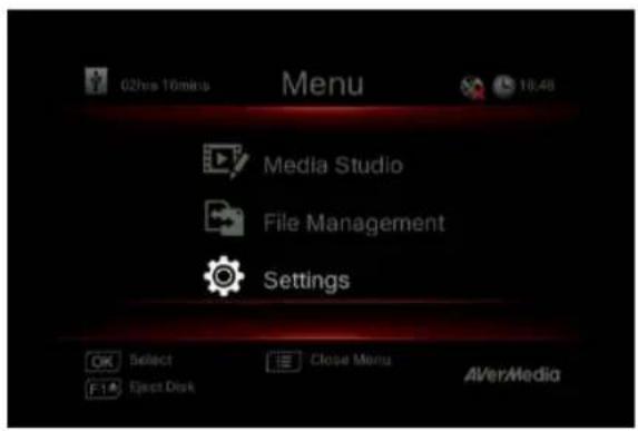 AVERMEDIA Live Streamer CAM 315PW315 - Menu OSD - 5