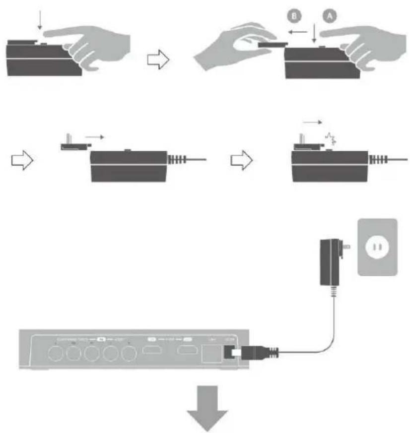 AVERMEDIA Live Streamer CAM 315PW315 - Step 5 Install and Connecting the Power Adapter - 1