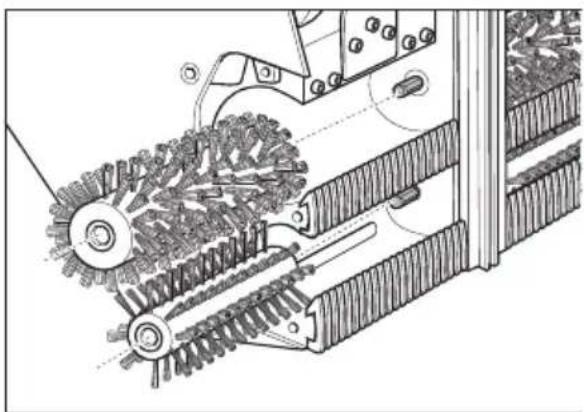 Kärcher BR 4735 Esc - Sostituire le spazzole a rulli e di raccolta - 2