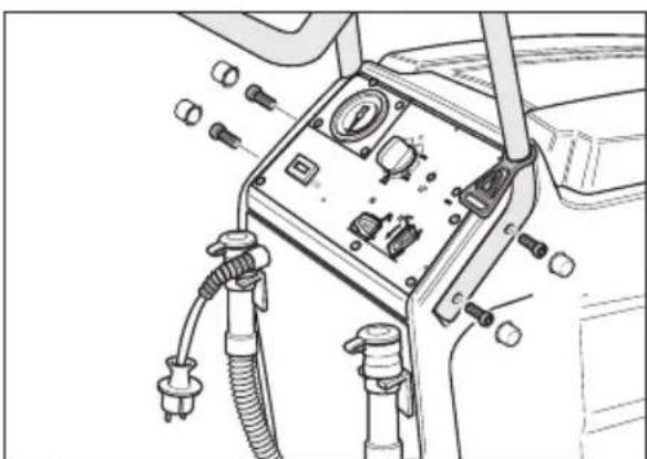 Kärcher BR 4735 Esc - İtme demirinin takılması - 1