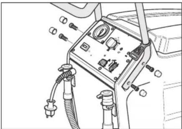 Kärcher BR 4735 Esc - Tolókengyel felszerelése - 1