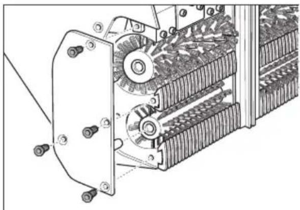 Kärcher BR 4735 Esc - Sostituire le spazzole a rulli e di raccolta - 1