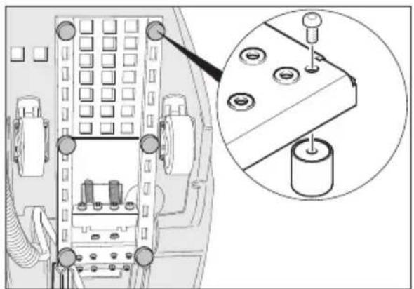Kärcher BR 4735 Esc - Substituir os protectores - 1